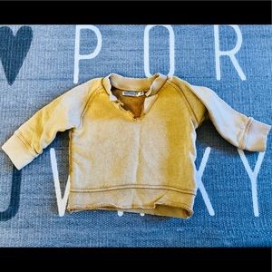 Imps & elfs yellow mustard sweatshirt